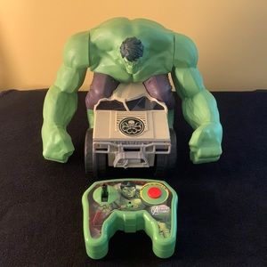 Jakks Incredible Hulk Remote Control Smash Car Marvel Avengers